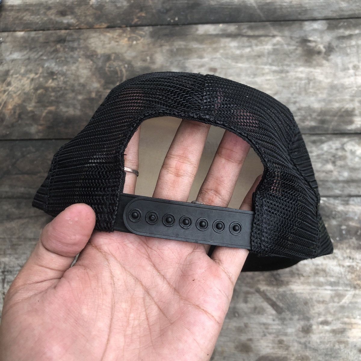 Vintage 1990’s Vintage American Truck Graphic Foam Trucker Hat Size ONE SIZE - 5 Thumbnail