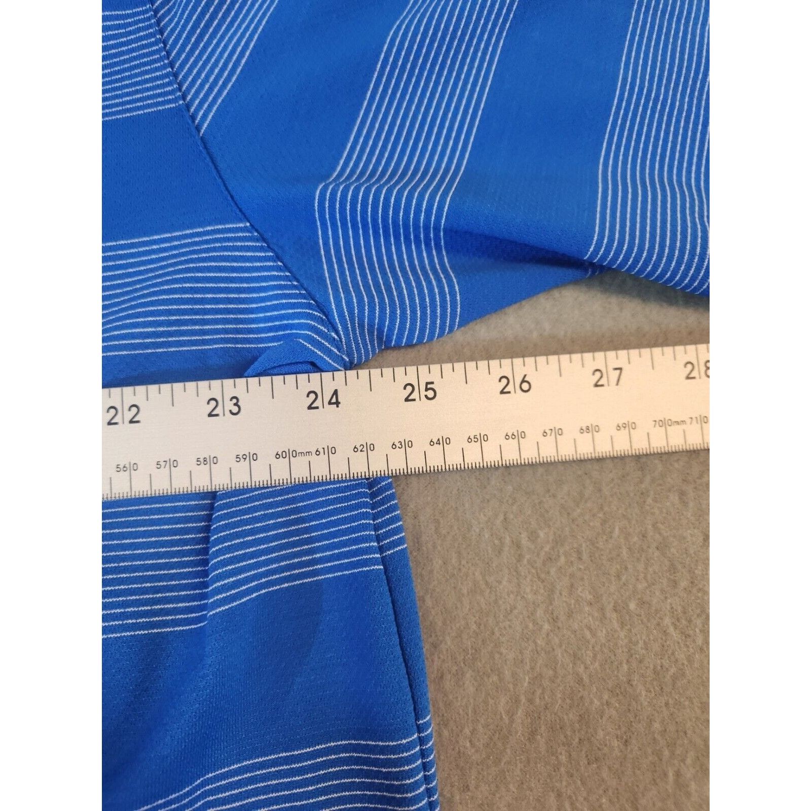 Callaway Callaway OptiDri Men’s Golf Polo Shirt XL Blue-White Striped Size US XL / EU 56 / 4 - 7 Thumbnail