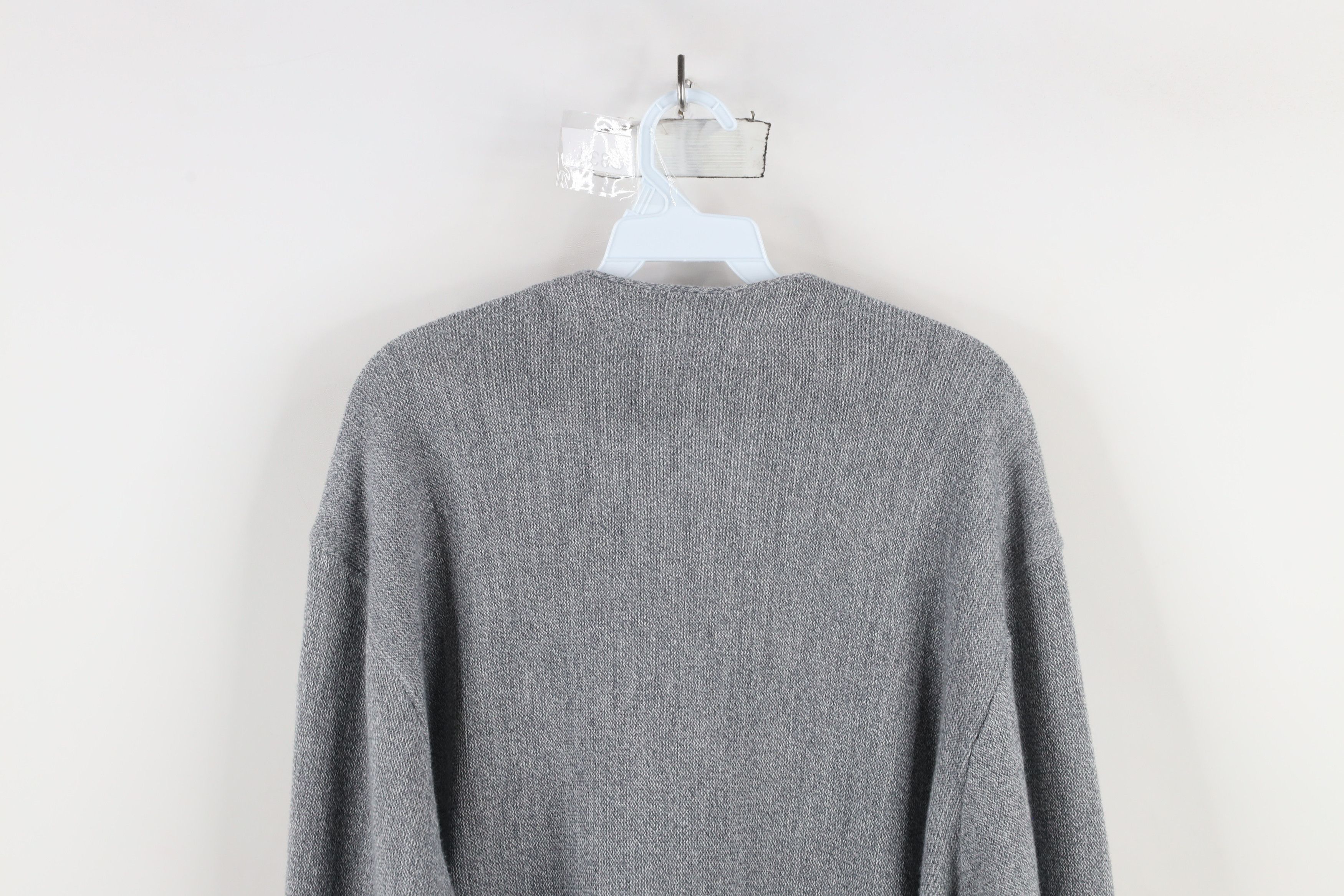 Vintage Vintage 90s Streetwear Knit Button Cardigan Sweater Gray Size US XL / EU 56 / 4 - 8 Thumbnail