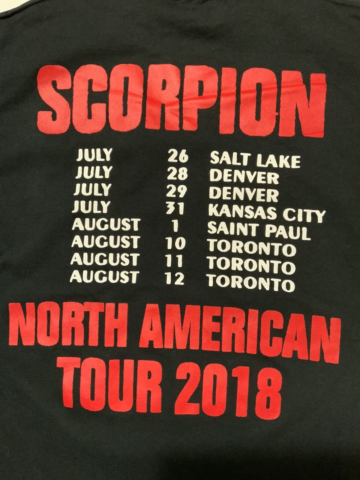 Drake Scorpion Drake North American Tour Official Merch T-Shirt Size US S / EU 44-46 / 1 - 6 Thumbnail