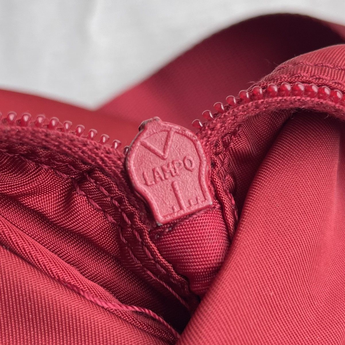 Prada Prada Red Tessuto Triangle Logo Nylon Crossbody Size ONE SIZE - 18 Thumbnail
