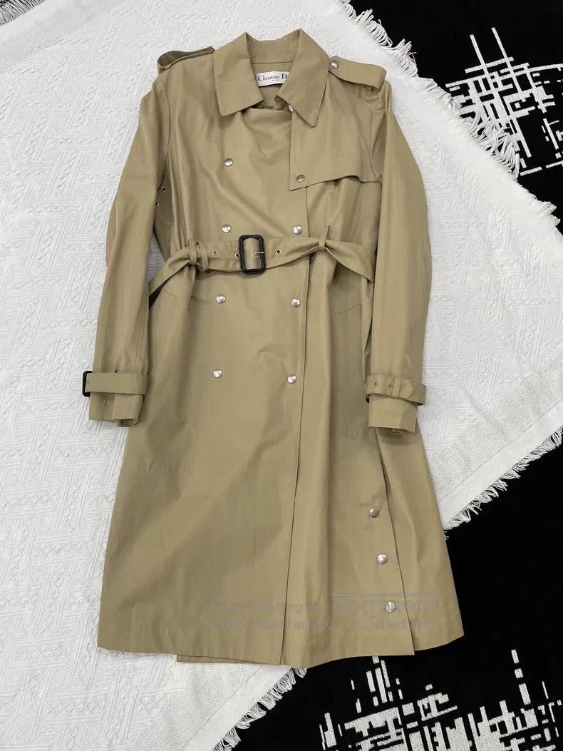 Dior Dior Long windbreaker jacket Size S / US 4 / IT 40 - 1 Thumbnail