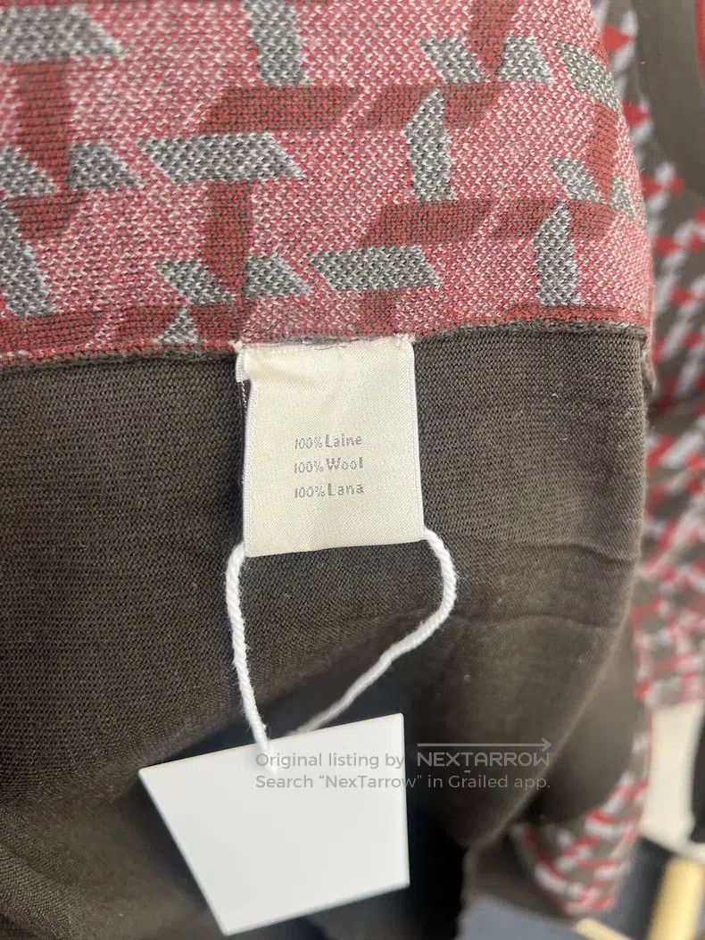 Hermes Hermes size 3XL Knitted wool sweater, front thick back thin Size US S / EU 44-46 / 1 - 4 Thumbnail