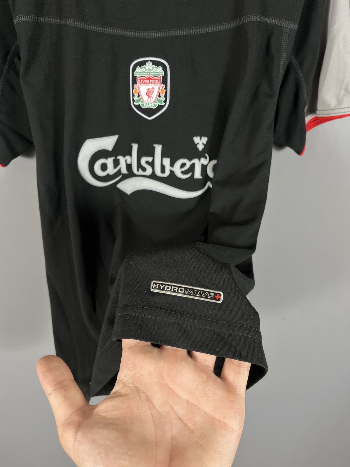 Reebok Vintage jersey 2002/04 LIVERPOOL BAROS #5 AWAY SHIRT Size US M / EU 48-50 / 2 - 4 Thumbnail