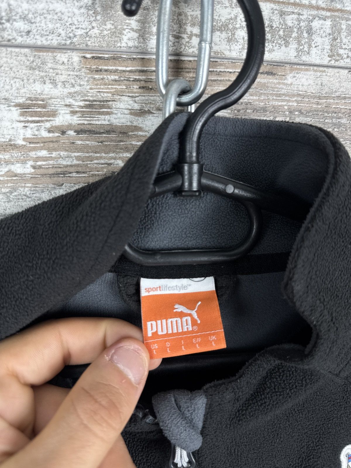 Puma × Vintage Mens Vintage Puma Newcastle United fleece sweatshirt jersey Size US L / EU 52-54 / 3 - 7 Thumbnail