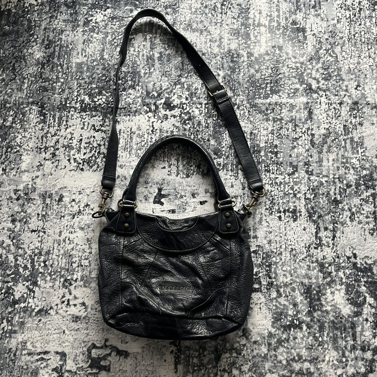 LIEBESKIND BERLIN Dark Navy Leather Shoulder Bag Liebeskind Berlin Crossbody Size ONE SIZE - 2 Thumbnail