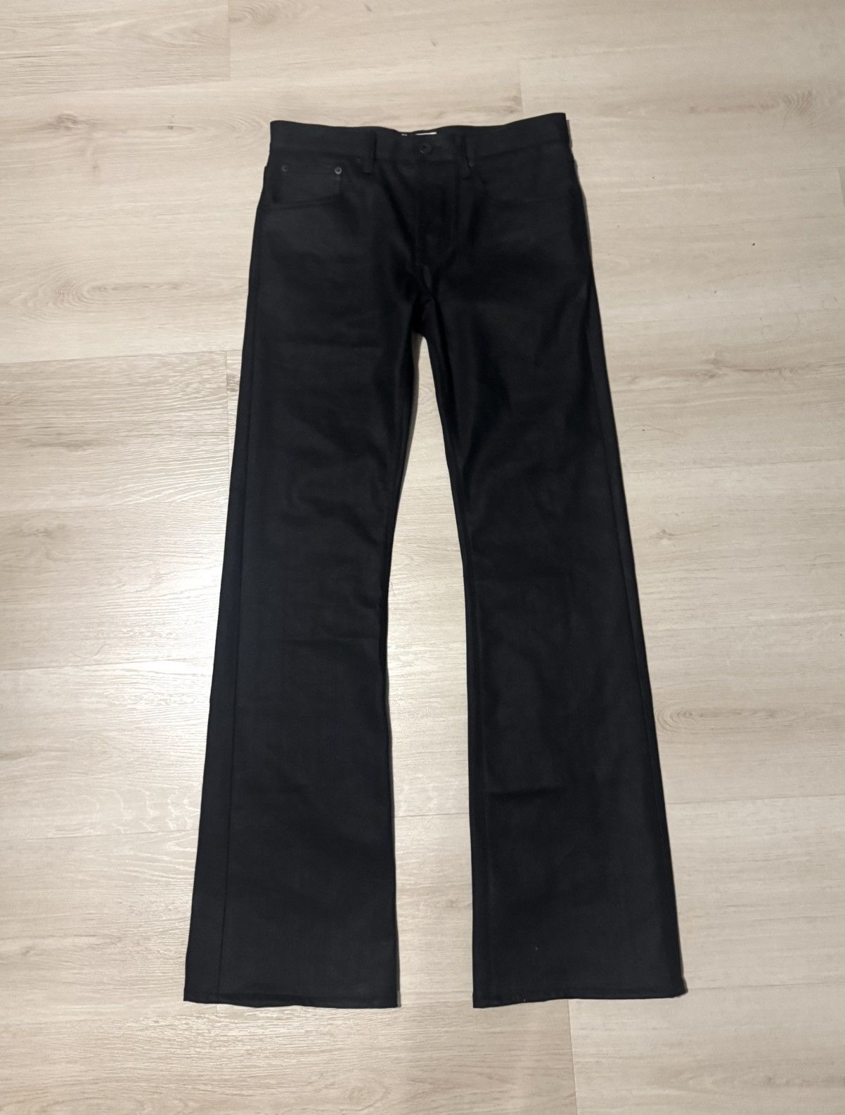 Japanese Brand Nama Man Black Selvedge Bootcut Jeans Size US 32 / EU 48 - 2 Thumbnail