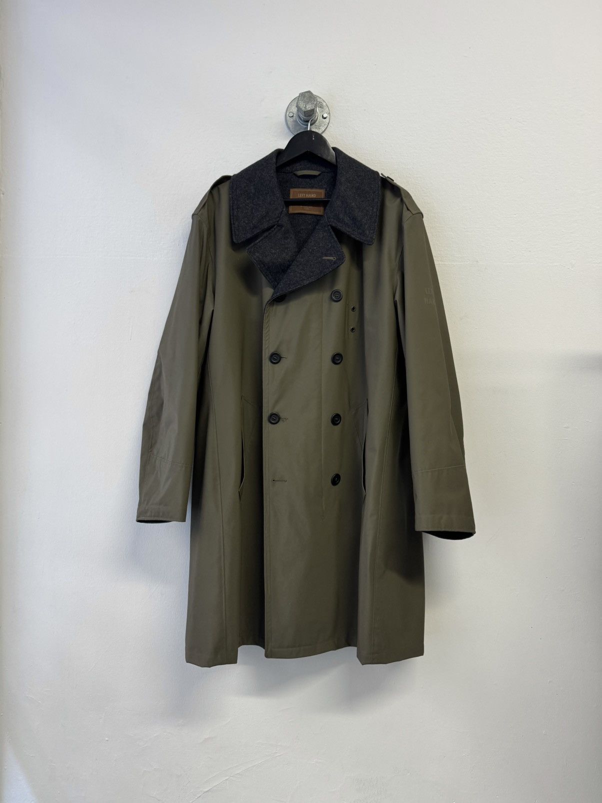 Left Hand × Massimo Osti Thermojoint Wool Lining Trench Coat Jacket Size US M / EU 48-50 / 2 - 1 Thumbnail