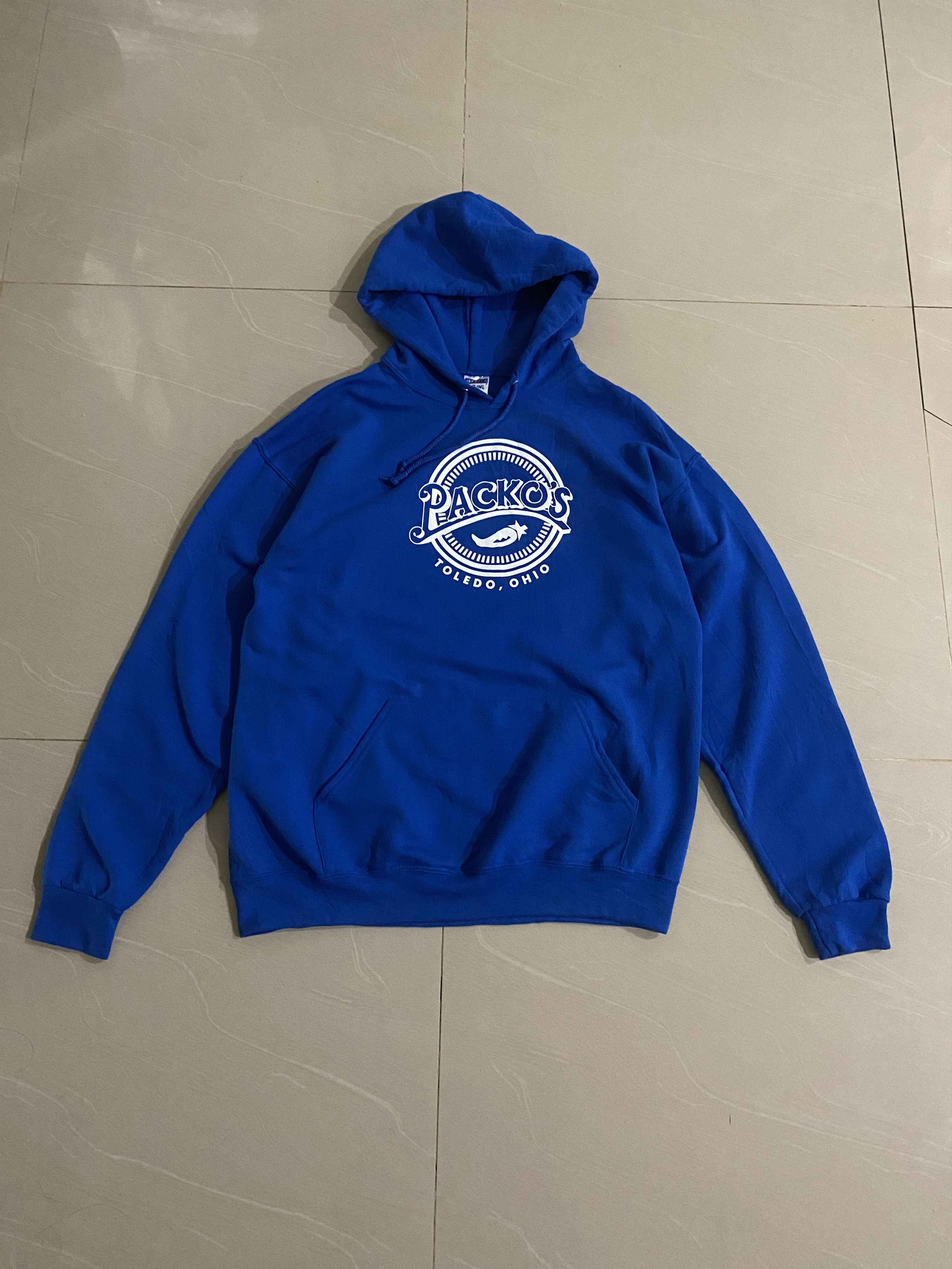 Jerzees × Vintage Vintage Packo's Toledo Ohio Jerzees hoodie Size US L / EU 52-54 / 3 - 1 Thumbnail