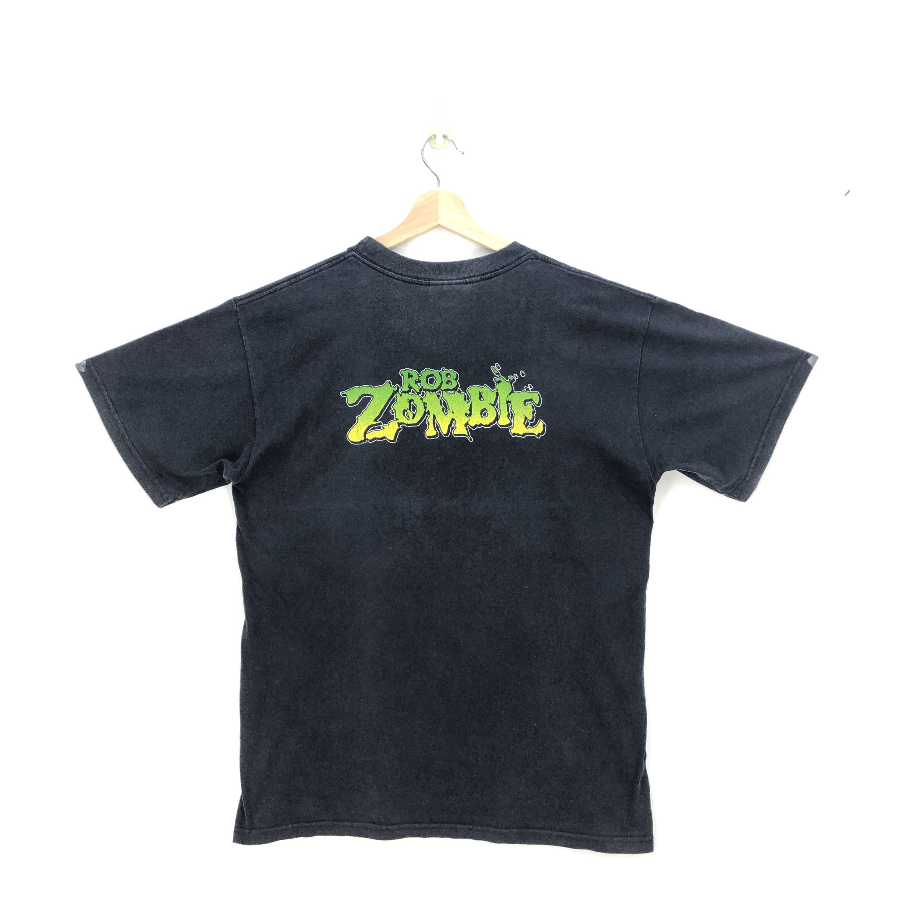 Band Tees Vintage Y2K Rob Zombie T Shirt Get Down Hell Scum X Boy Tee Size US L / EU 52-54 / 3 - 2 Thumbnail