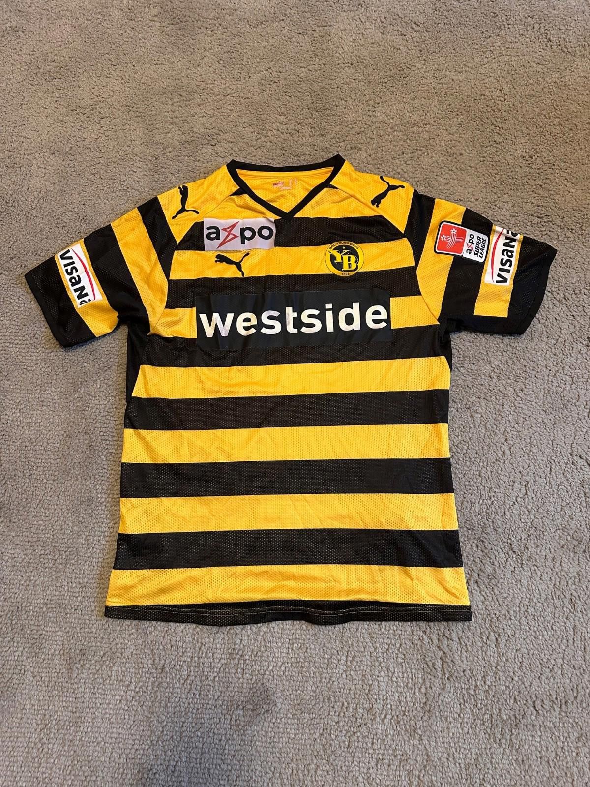 Puma #25 Pasche BSC Young Boys FC 2008-09 Home Jersey Puma Shirt Size US M / EU 48-50 / 2 - 1 Thumbnail