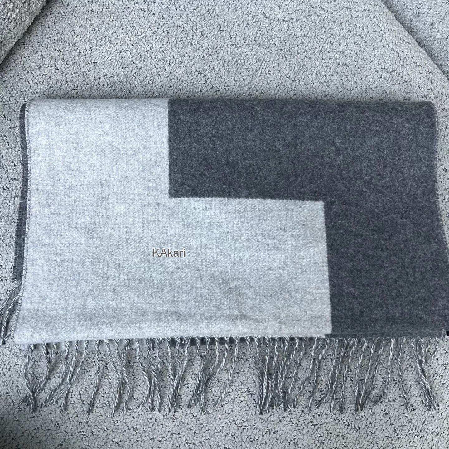 Hermes Hermes Latest Double H Wool Scarf Size ONE SIZE - 1 Thumbnail