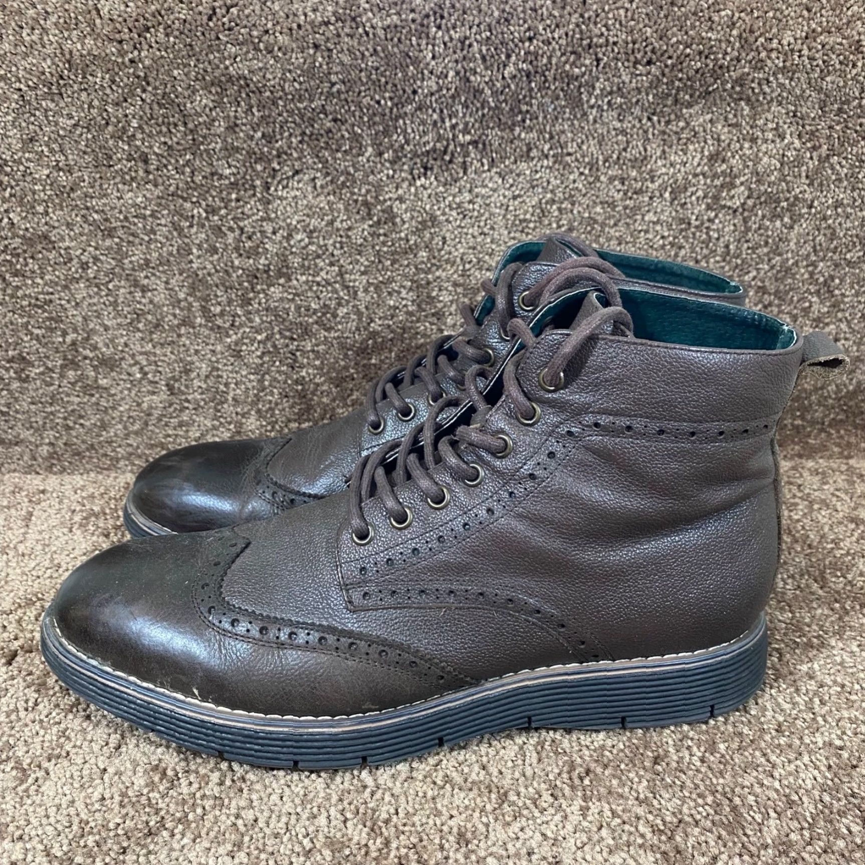 Clarks Clarks Chukka Boots Mens 11 Brown Leather Uppers Heavyweight Lace Style # 23264 Boots Mens Size US 11 / EU 44 - 6 Thumbnail