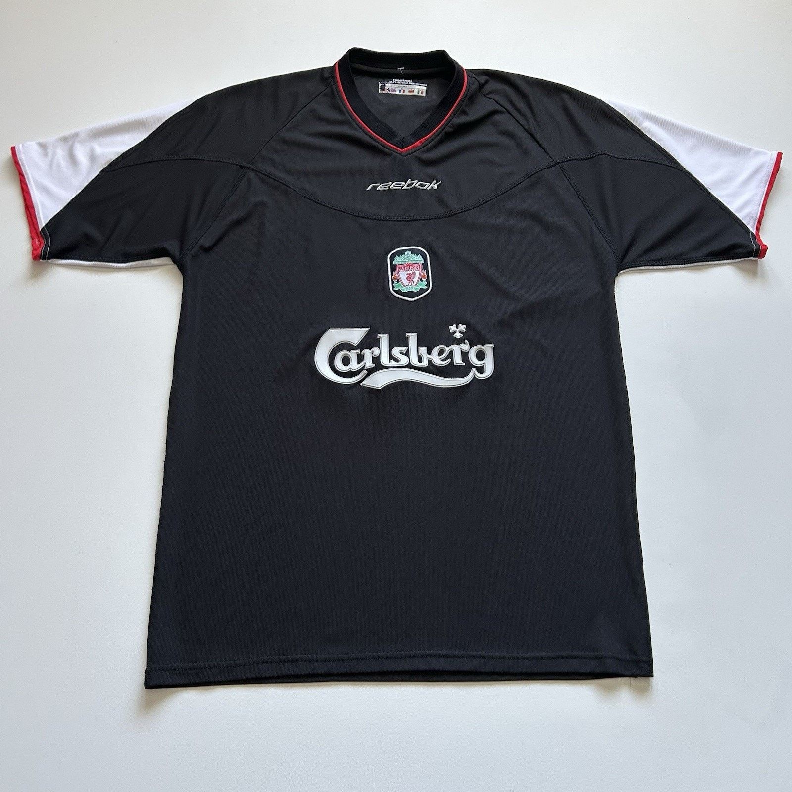 Reebok × Vintage Liverpool FC Reebok Carlsberg Soccer Third Jersey Shirt 2XL Size US XXL / EU 58 / 5 - 1 Thumbnail