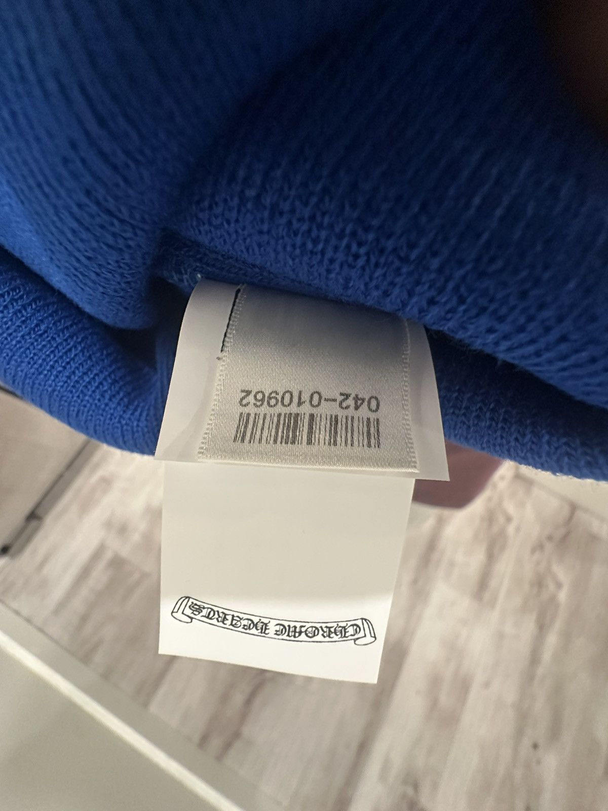 Chrome Hearts Chrome Hearts Blue CH Beanie Size ONE SIZE - 9 Thumbnail