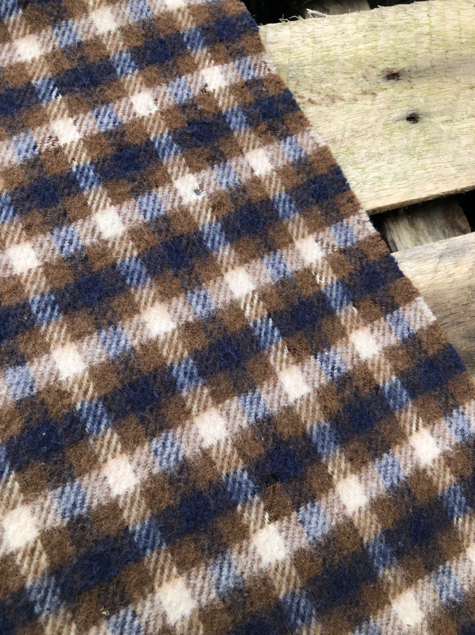 Aquascutum × Vintage Vintage Aquascutum Lamswool Scarf Made In England Size ONE SIZE - 5 Thumbnail