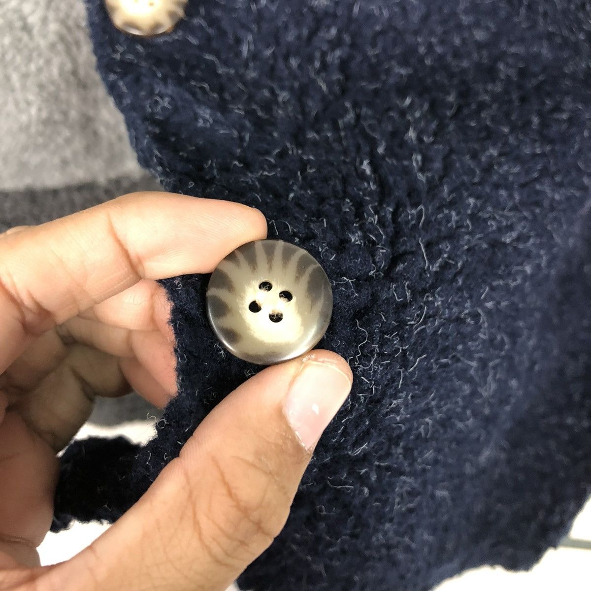 Japanese Brand 🔥VINTAGE BUTTON CHORE FLEECE JACKET BAXTER WELLS KAPITAL Size US M / EU 48-50 / 2 - 18 Thumbnail