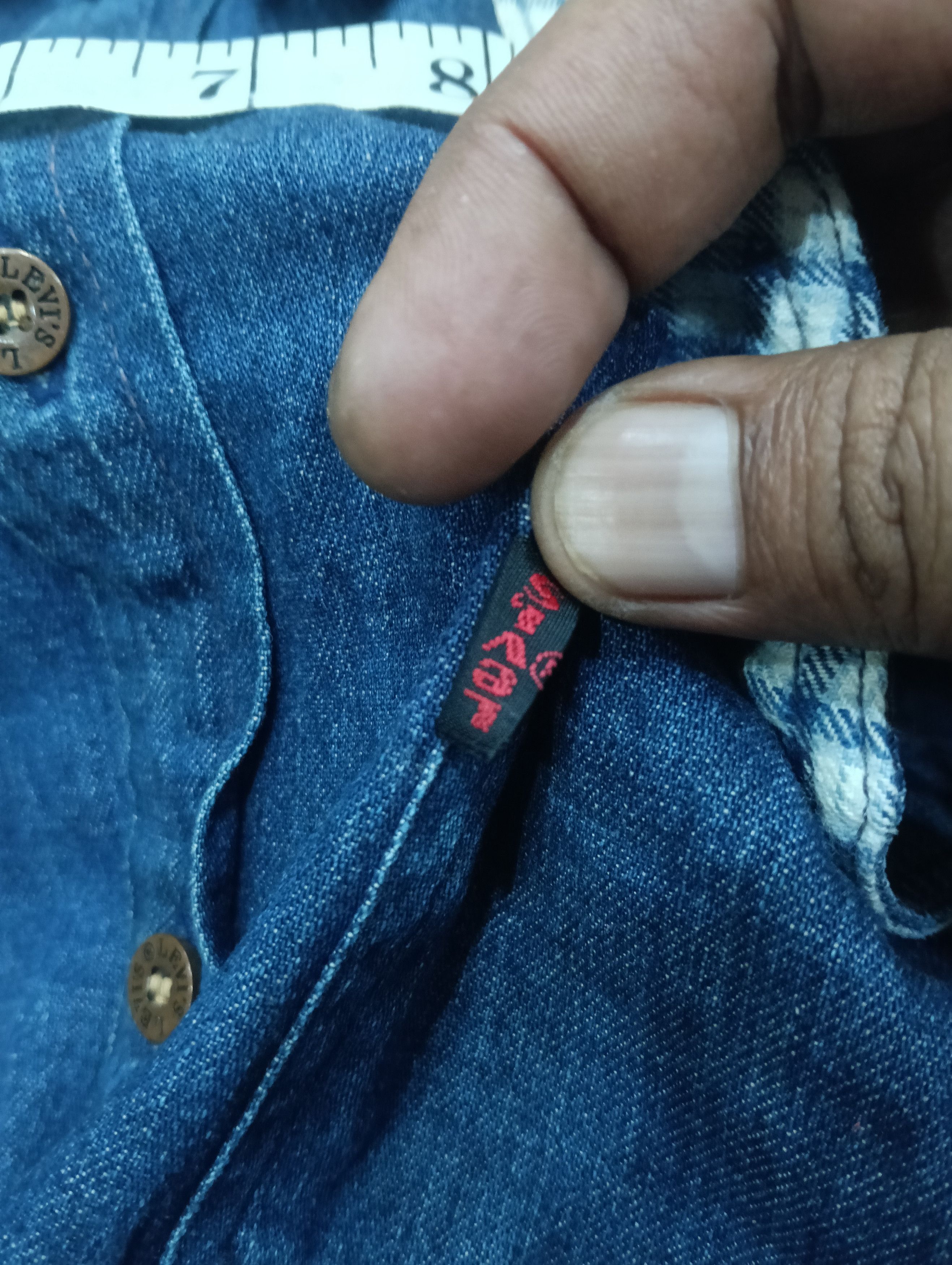 Levi's Vintage Clothing Vintage Repro Levis Big E Button Size US M / EU 48-50 / 2 - 9 Thumbnail