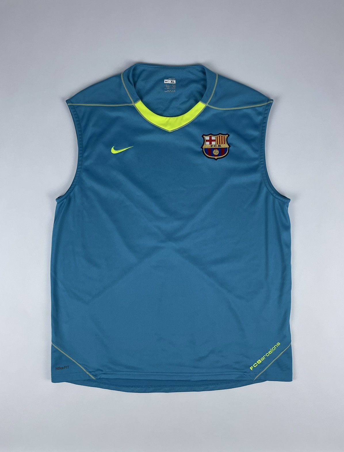 Nike Vintage Nike FC Barcelona Training Vest Shirt Soccer Jersey Size US L / EU 52-54 / 3 - 1 Thumbnail