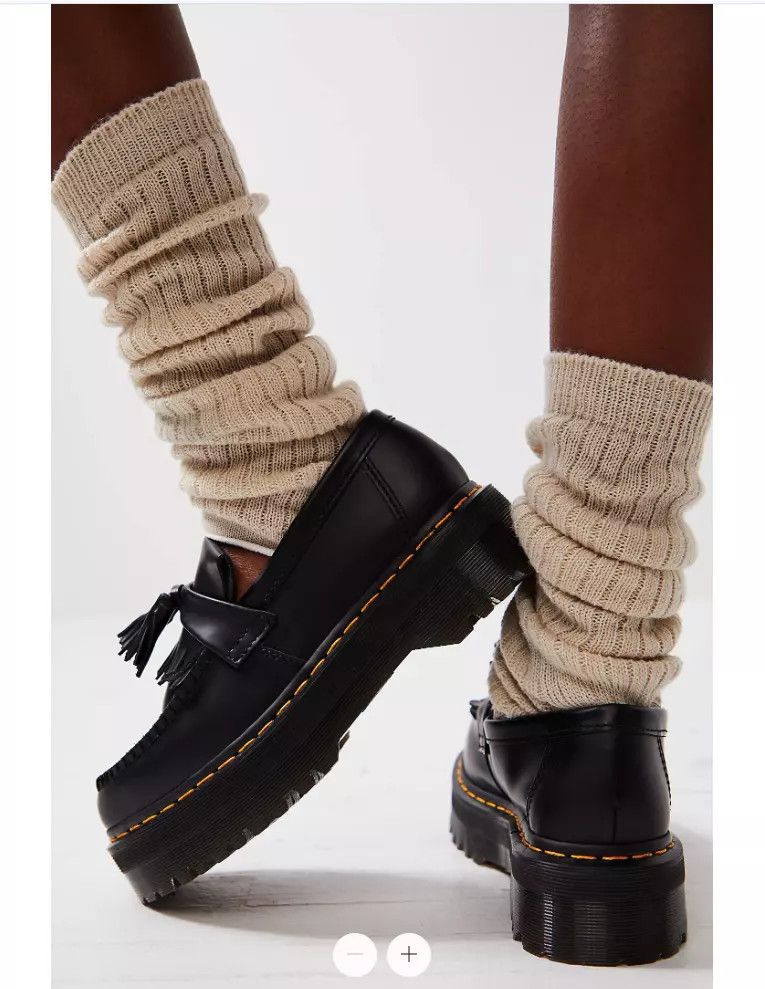 Dr. Martens DR. MARTENS ADRIAN QUAD LEATHER PLATFORM TASSLE LOAFERS Size US 10 / EU 43 - 4 Thumbnail