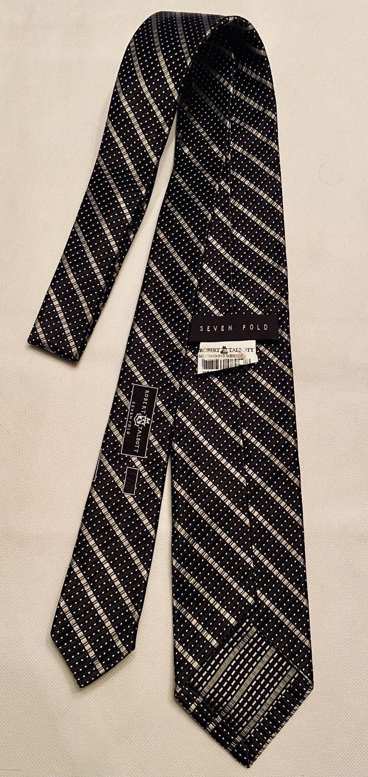 Robert Talbott Robert Talbott 🇺🇸 LE Black seven fold tie #1 of 110 NWT Size ONE SIZE - 12 Thumbnail