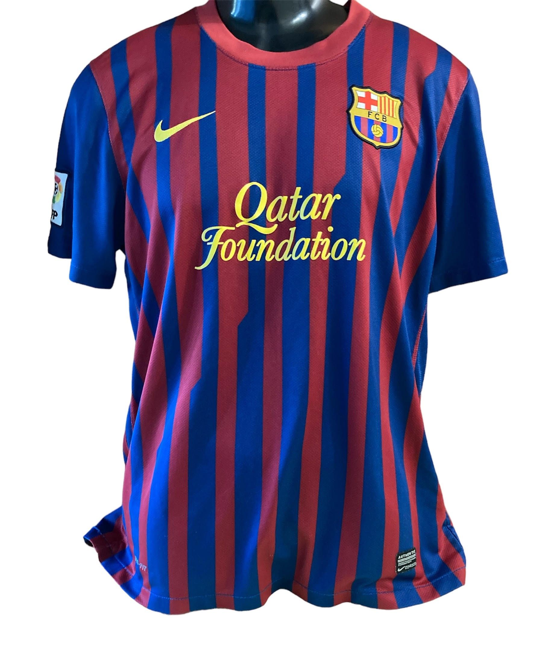 Nike Nike 2011-2012 FC Barcelona Barca FCB Home Jersey Shirt Size US L / EU 52-54 / 3 - 1 Thumbnail