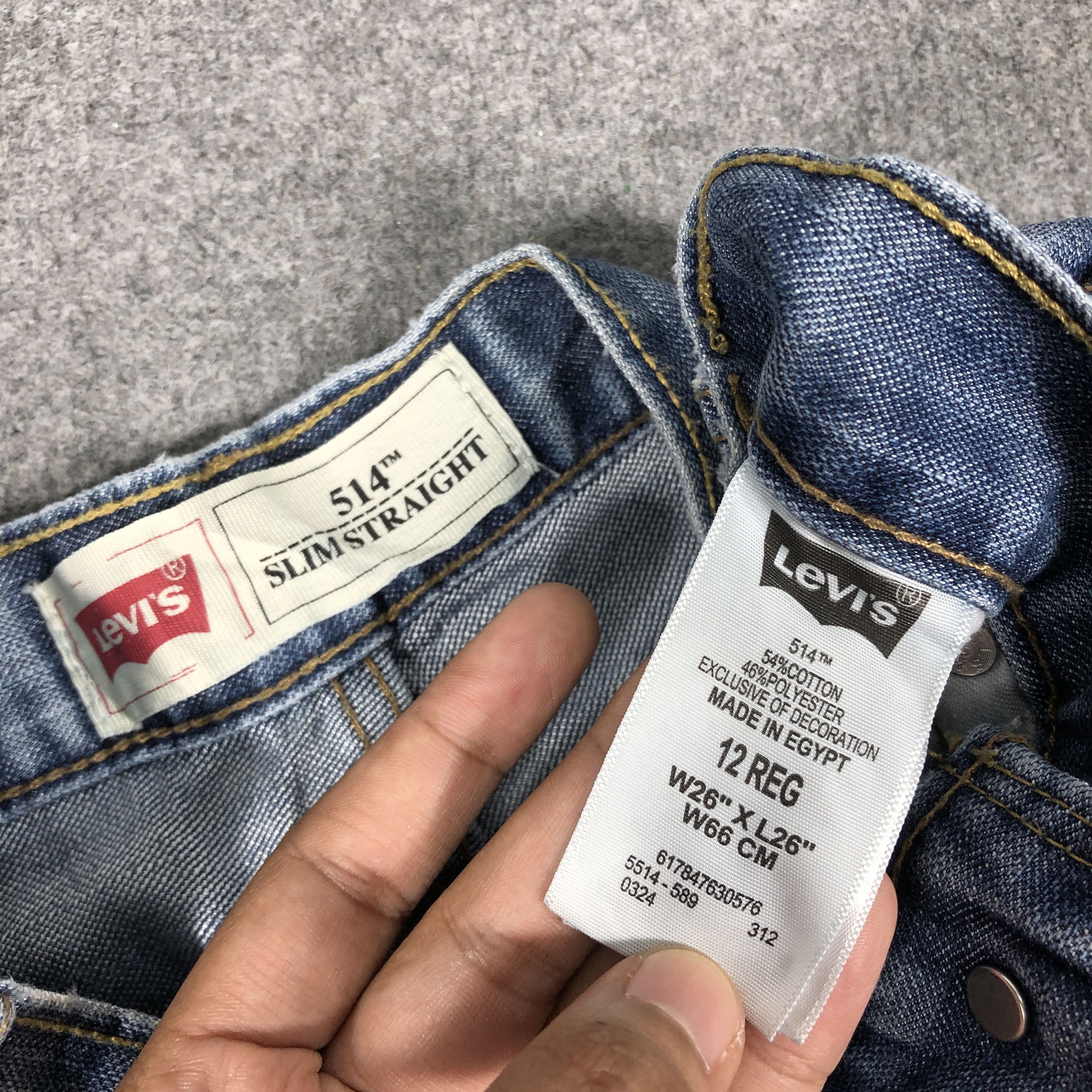 Levi's × Vintage Womens Vintage Levis 514 Jeans Slim Straight L1089W Size 26" / US 2 / IT 38 - 11 Thumbnail