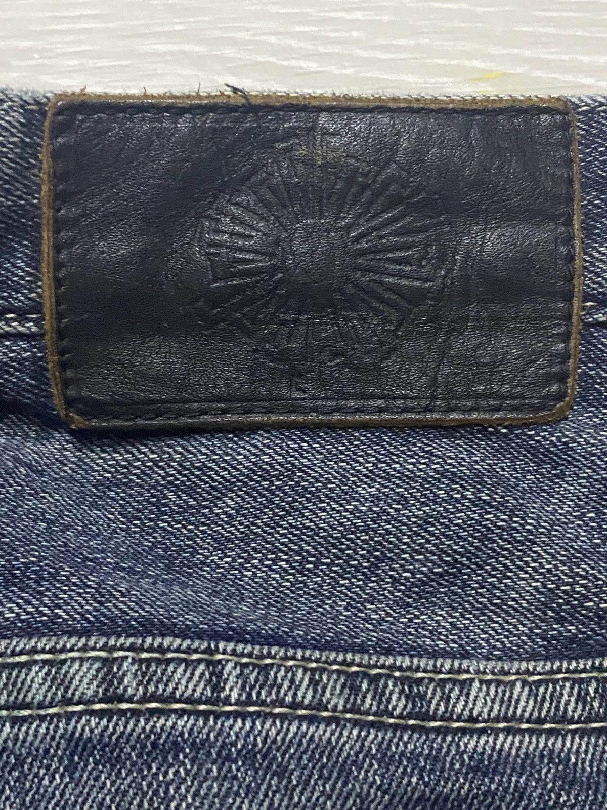 Tornado Mart Vintage Tornado Mart Faded Distressed Repair Skinny Jeans Size US 31 - 13 Thumbnail