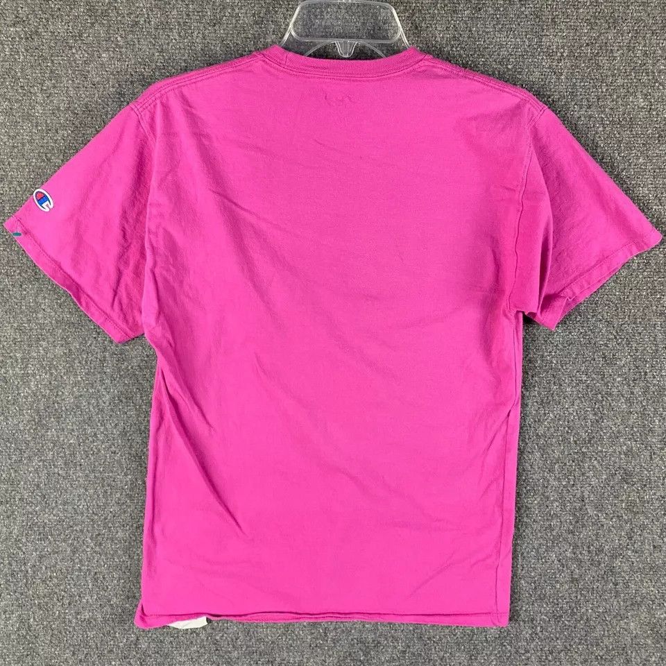 Champion Champion T-Shirt Women's Medium Short Sleeve Cotton Pink M Size M / US 6-8 / IT 42-44 - 7 Thumbnail