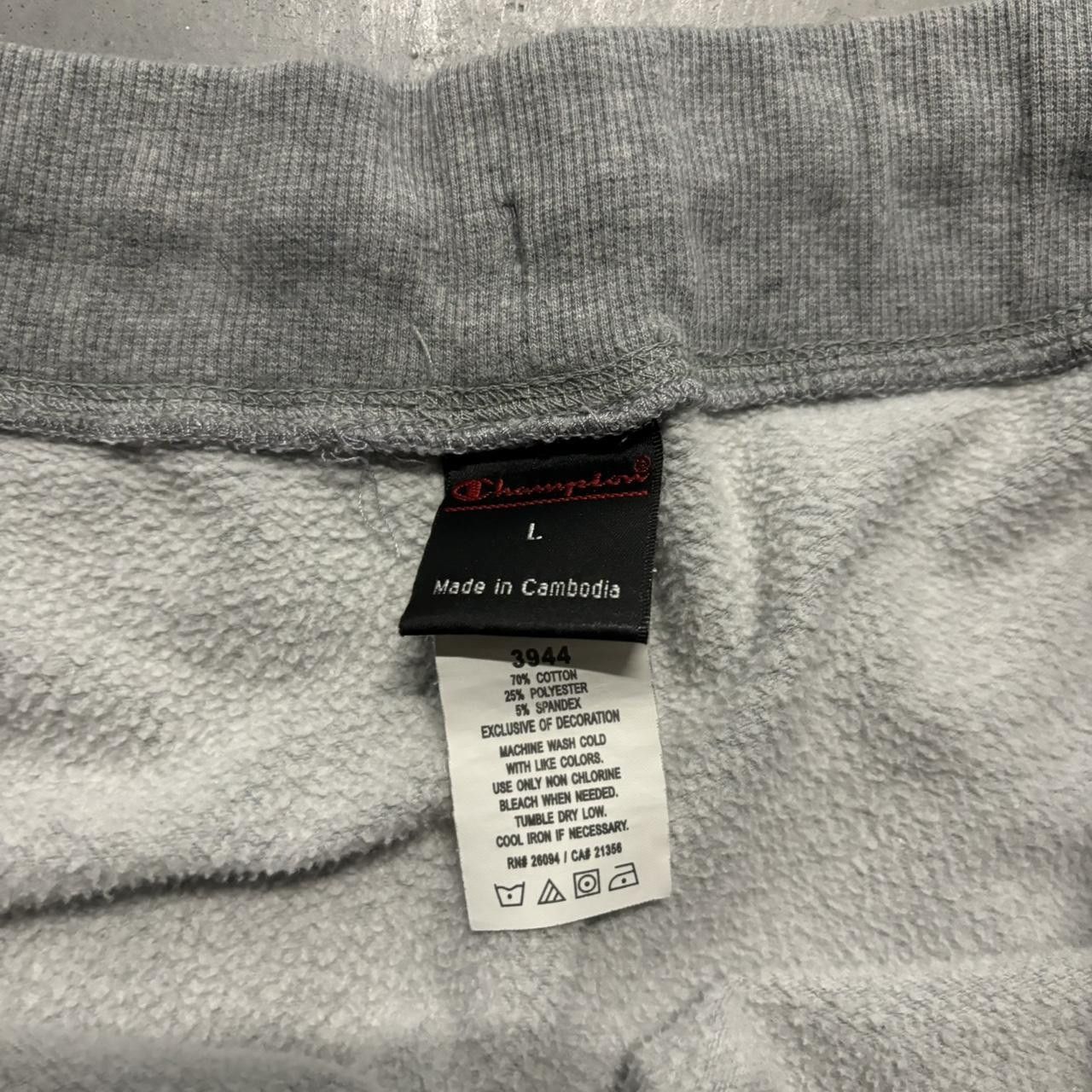 Japanese Brand × Vintage Crazy Vintage Y2K/2000s Baggy Light Grey Skater Essential Sweatpants! Size US 34 / EU 50 - 7 Thumbnail
