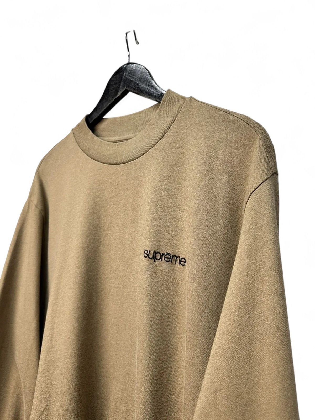 Supreme Minimal Supreme Brown Longsleeve Streetwear Small Logo Size US M / EU 48-50 / 2 - 12 Thumbnail