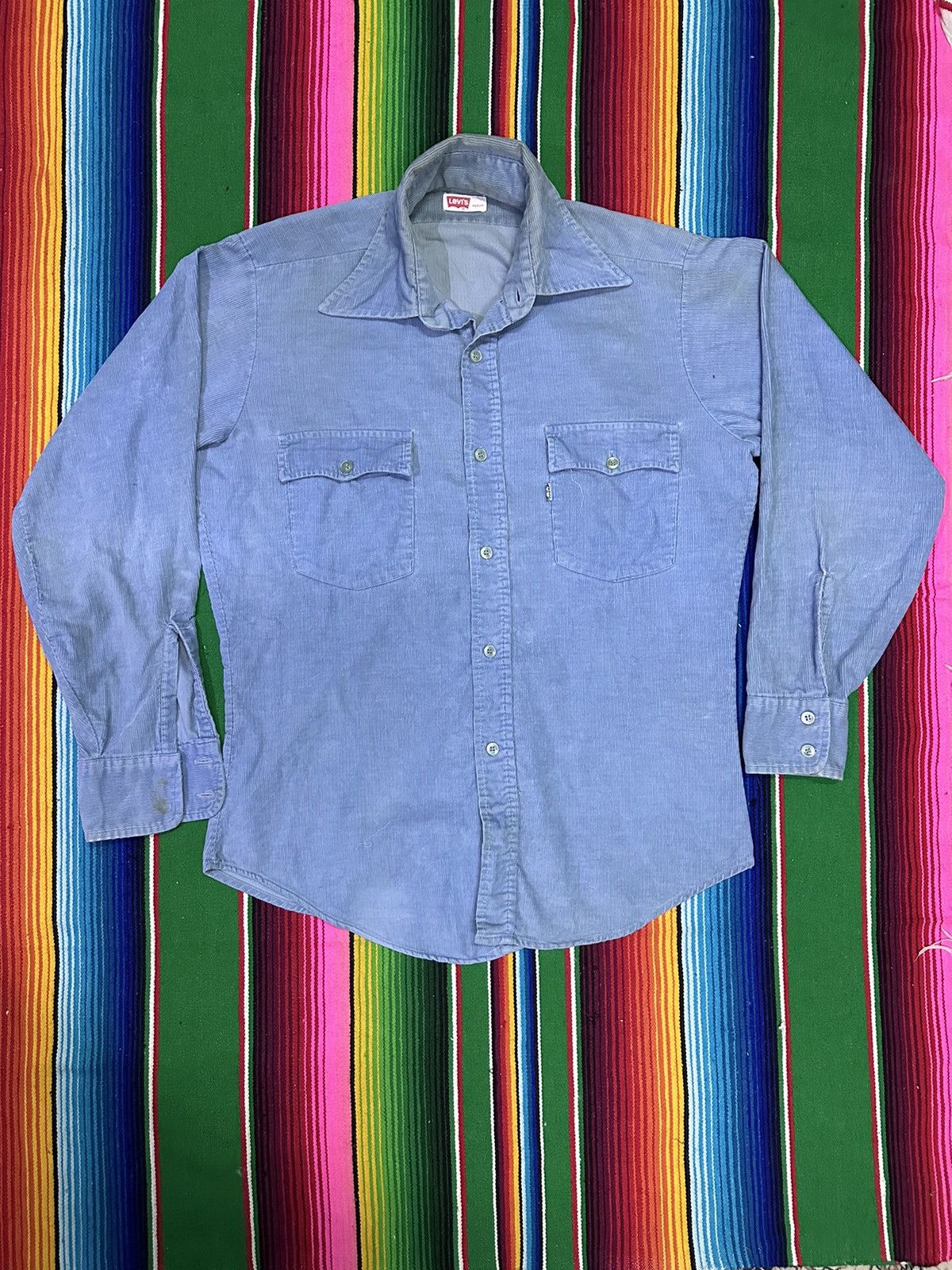 Levi's Vintage Clothing 💥Vintage Levis 70s💥 White Tab Big E Cudroy Rare desing💥 Size US L / EU 52-54 / 3 - 1 Thumbnail
