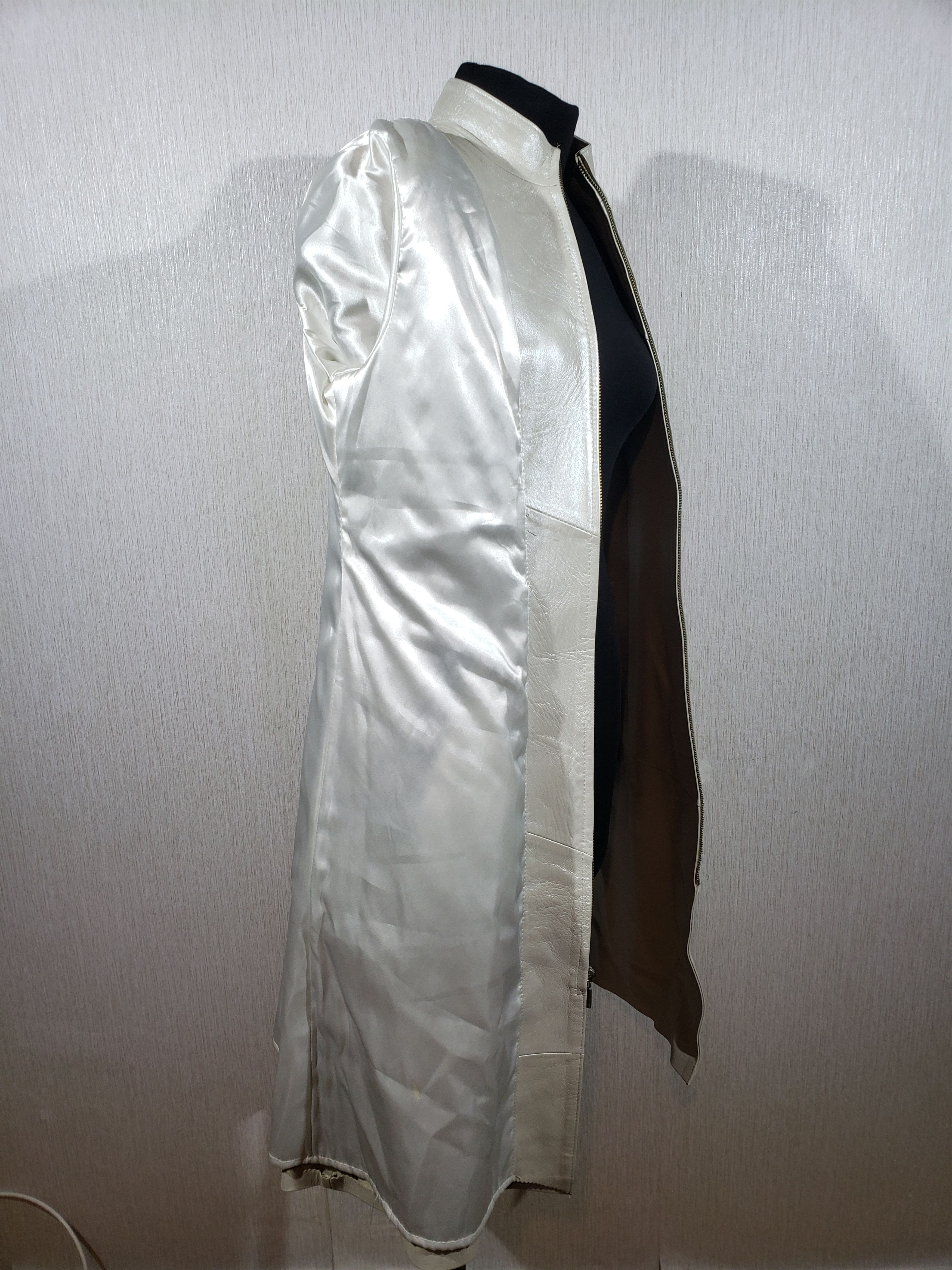 Other Cool women's gray leather jacket. Size L / US 10 / IT 46 - 9 Thumbnail