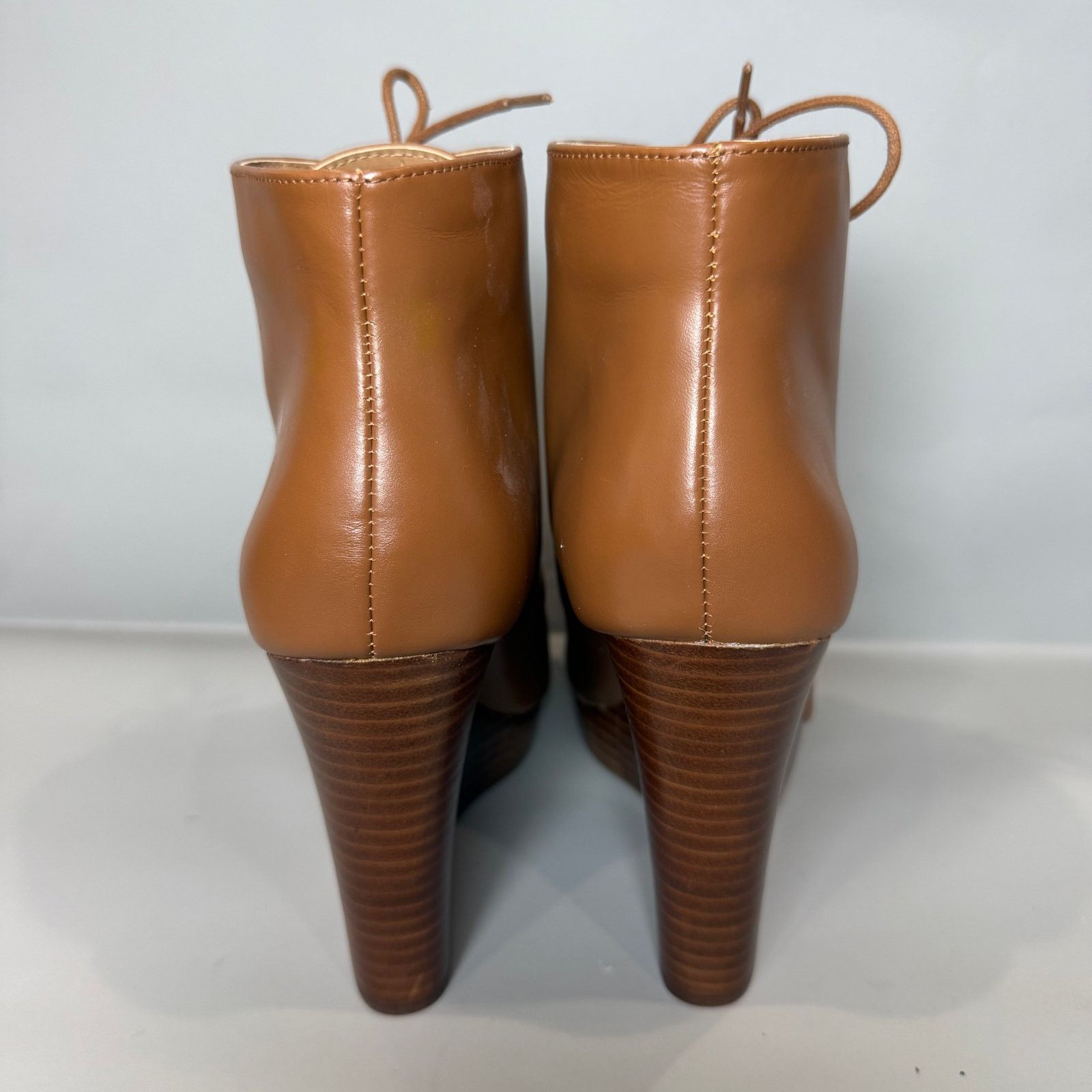 Guess GUESS Zoey Lace-Up Wedge Booties Size US 8 / IT 38 - 9 Thumbnail