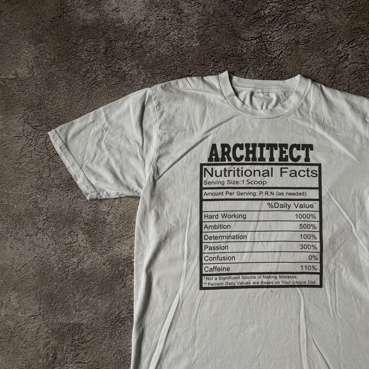 Vintage Vintage Y2K Architect Graphic Tee Cream Oversized Japanese L Size US L / EU 52-54 / 3 - 4 Thumbnail