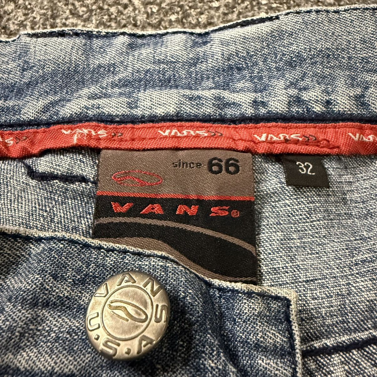 Hypebeast Vans Skateboard Dungaree Baggy Pants Y2k Style Size US 32 / EU 48 - 14 Thumbnail