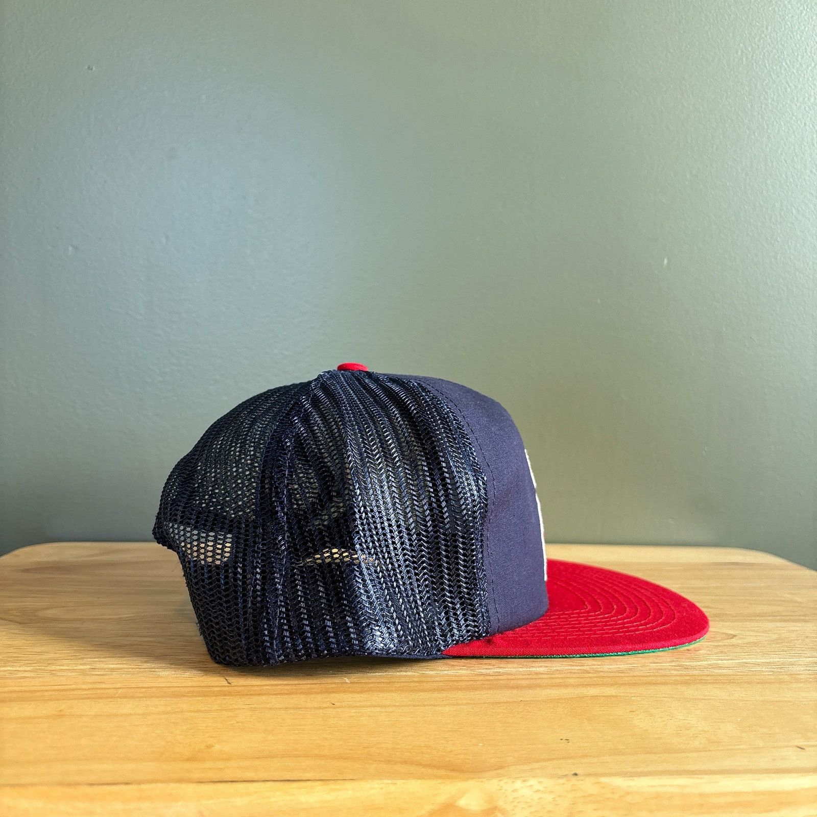 MLB Vtg Anaheim Angels MLB Baseball Mesh Trucker Snapback Hat Size ONE SIZE - 3 Thumbnail