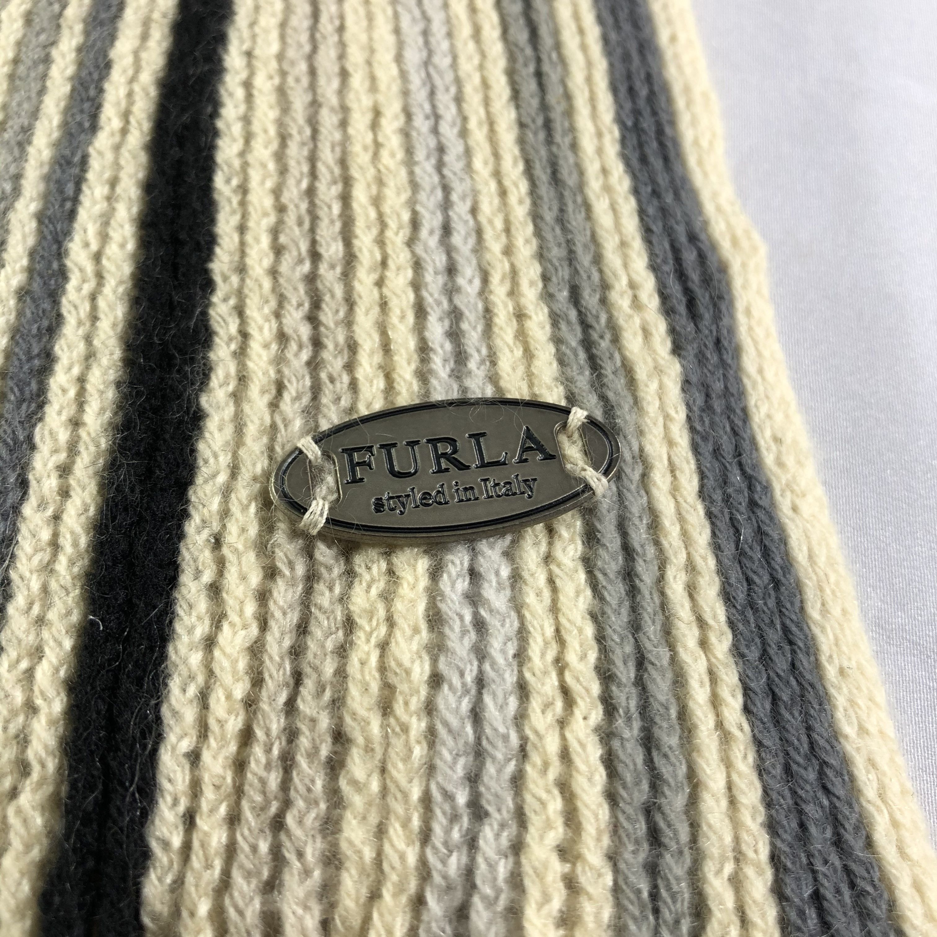 Furla Furla Angora Knit Scarf Muffler Neckwear V2566 Size ONE SIZE - 4 Thumbnail