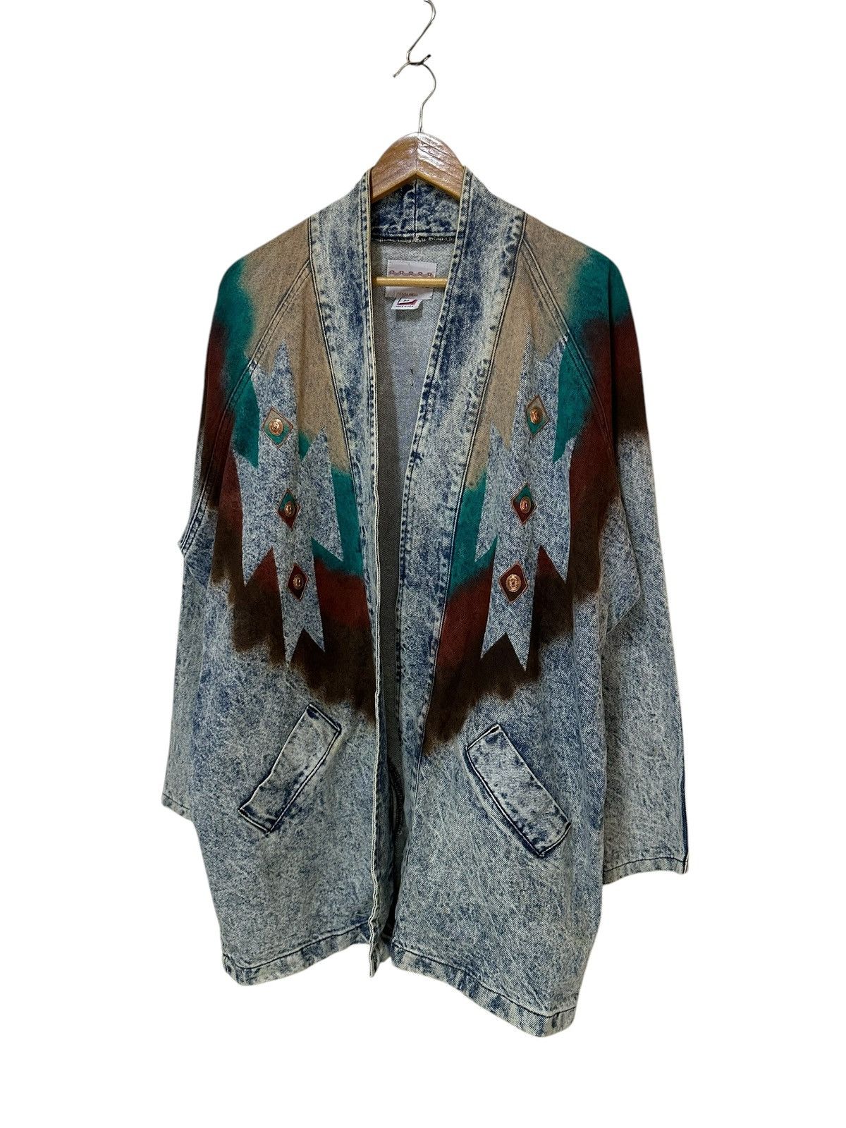 Other Vintage sundance denim wear jacket buttonless Size M / US 6-8 / IT 42-44 - 2 Thumbnail