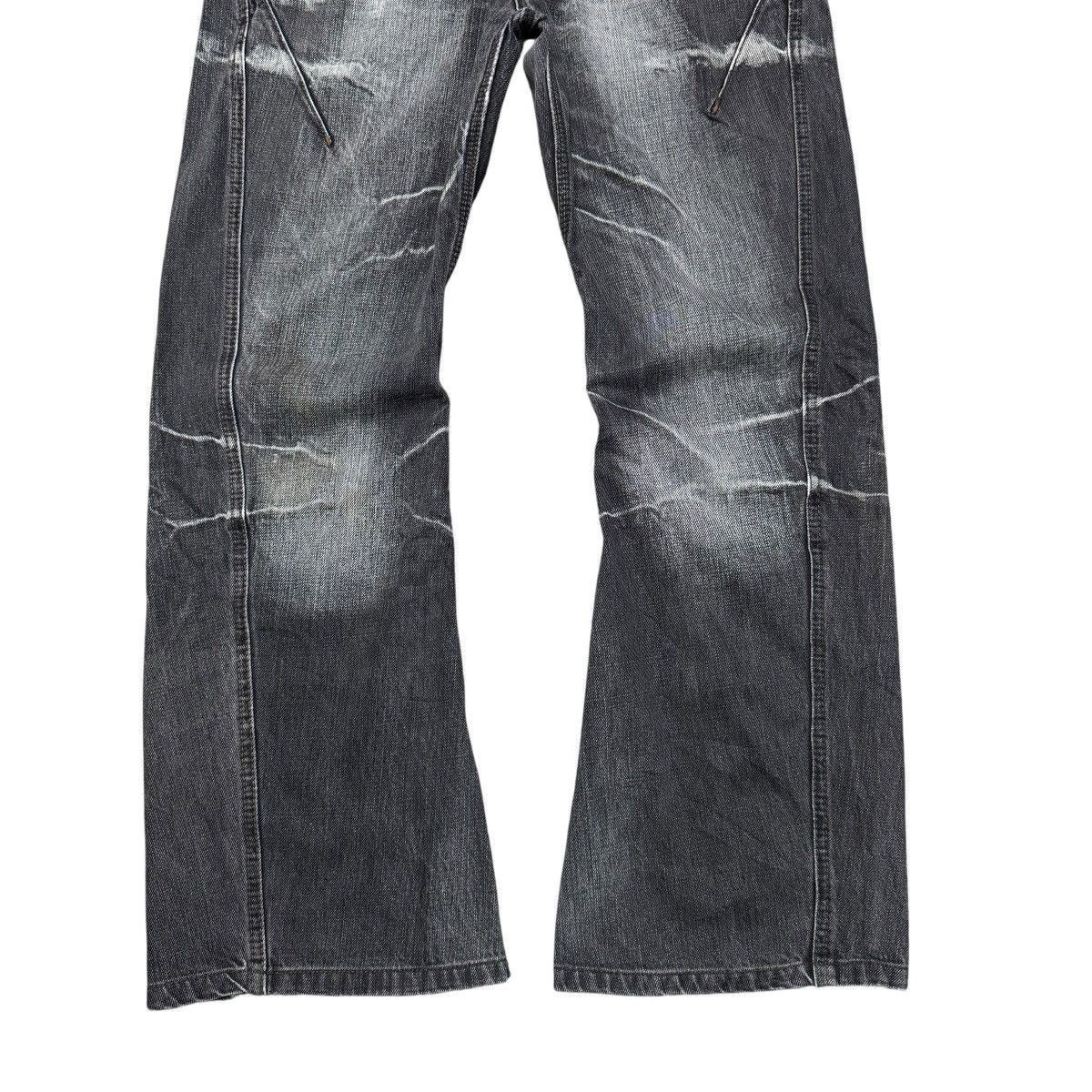 Nicole Club NCFM Nicole Club Multi Pocket Black Denim Flare Jeans Size US 34 / EU 50 - 6 Thumbnail