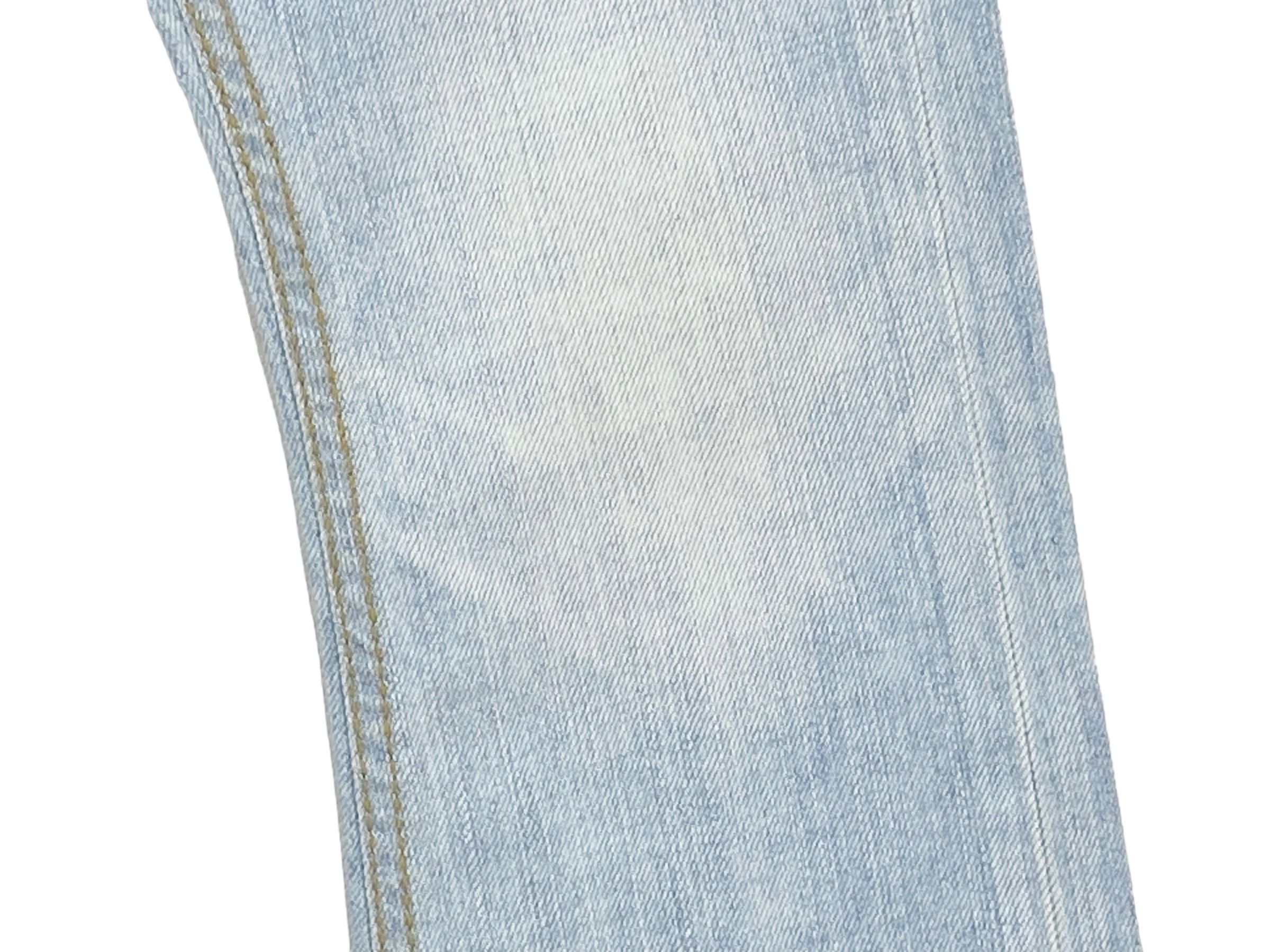 Japanese Brand Lolita Light Wash Denim Flare Jeans Japanese Embellish Jeans Size 25" / US 0 / IT 36 - 10 Thumbnail