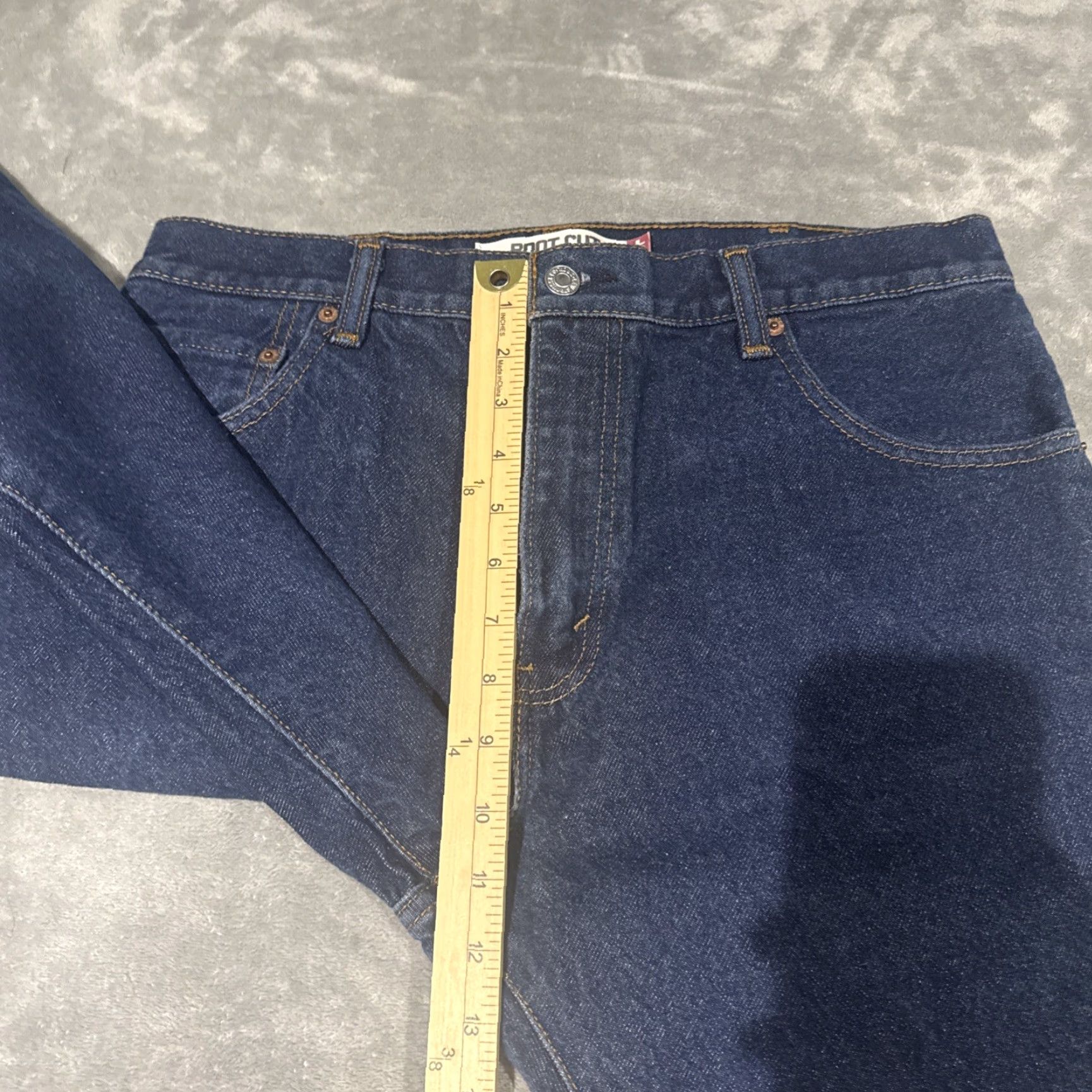 Levi's Levi's 517 Bootcut Jeans Mens 34 Yellowstone Cowboy Western Dark Wash 5-Pocket Denim Regular Fit 32 Inseam Blue Size US 33 - 7 Thumbnail