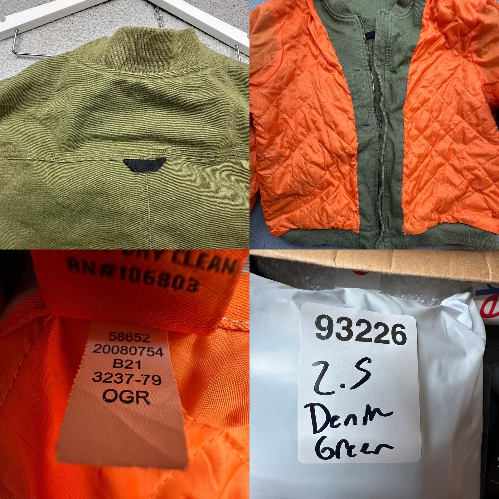Vintage Duluth 40 Grit Insulated Bomber Jacket Mens XL Green Quilted Lined Twill Jacket Size US XL / EU 56 / 4 - 8 Thumbnail