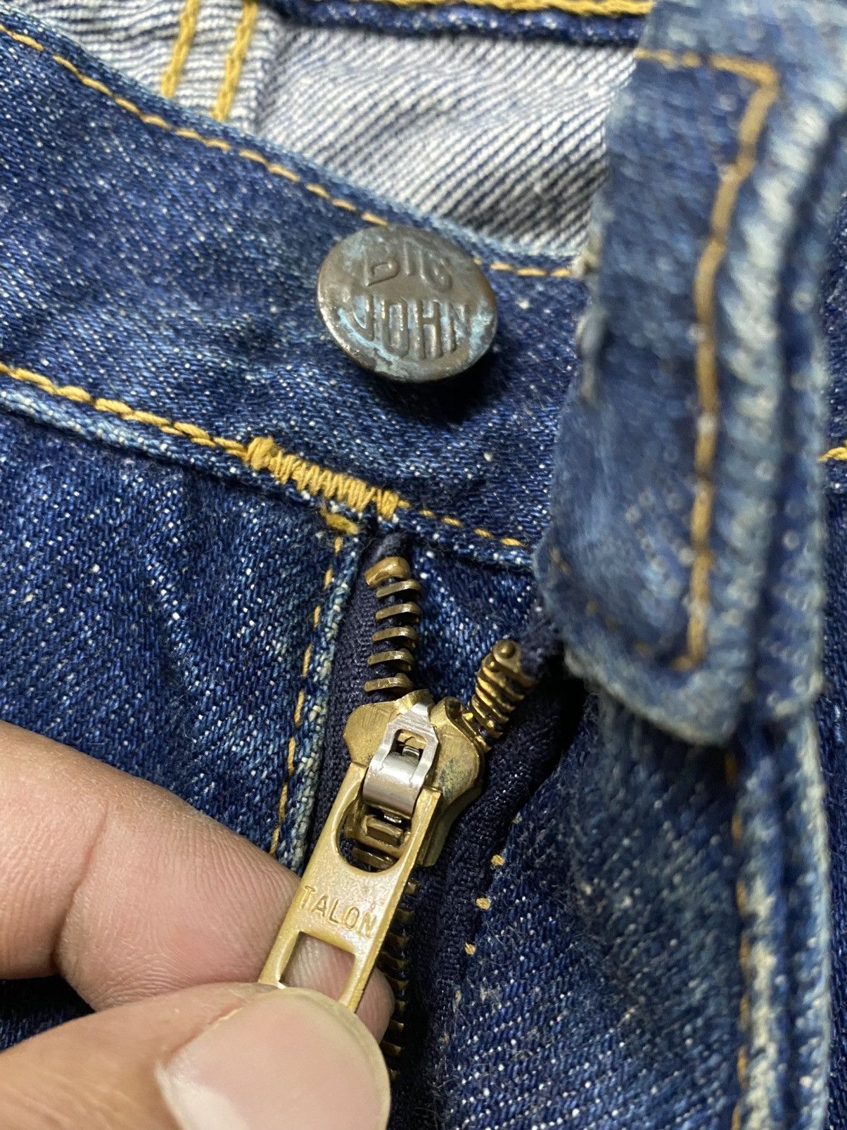 Big John × Vintage Made in U.S.A Vintage Big John Selvedge Jeans @246 Size US 32 / EU 48 - 9 Thumbnail