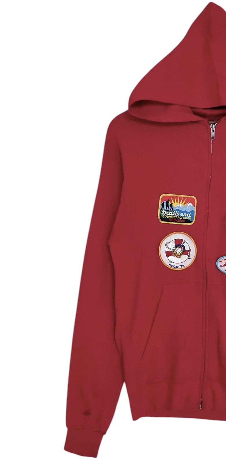 Vintage Vintage Brand Santee Made In Usa Zipper Hoodie 1980s Size US S / EU 44-46 / 1 - 5 Thumbnail