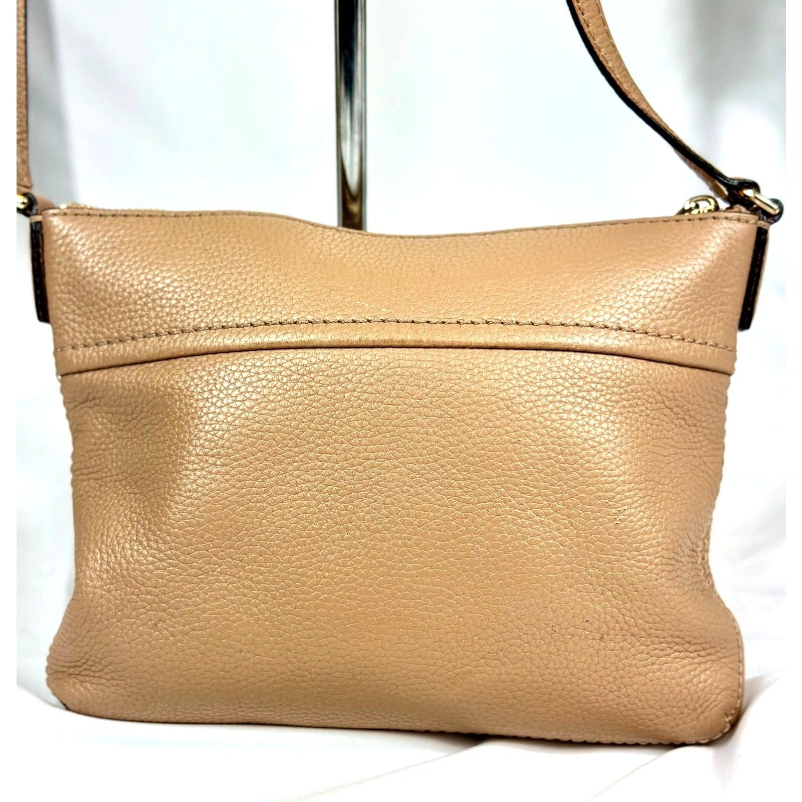 Kate Spade Kate Spade Jackson St Gabriele Pebbled Leather Crossbody Brn Size ONE SIZE - 6 Thumbnail