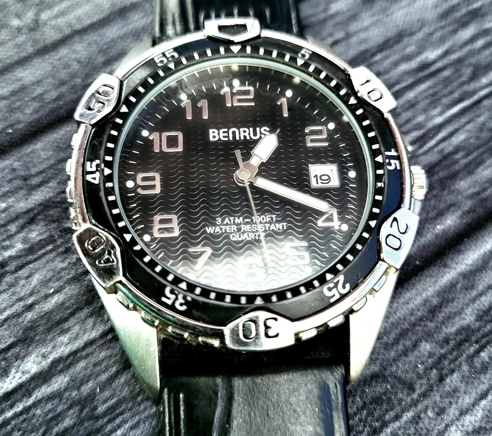 Rare Vintage Benrus Military 2 Dive Watch Very Collectable