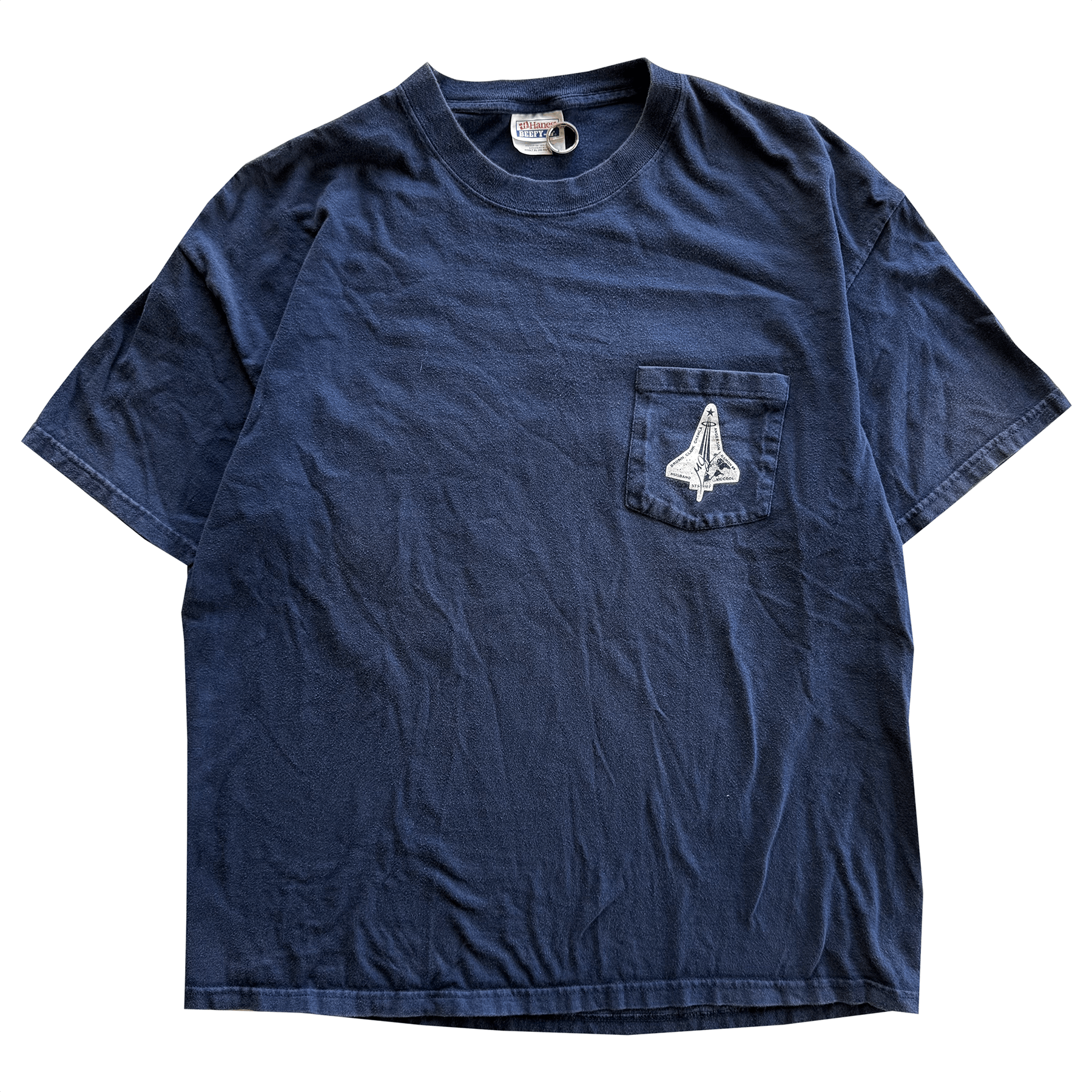 Vintage 2002 Vintage NASA STS-107 Columbia Tee Size US XL / EU 56 / 4 - 4 Thumbnail