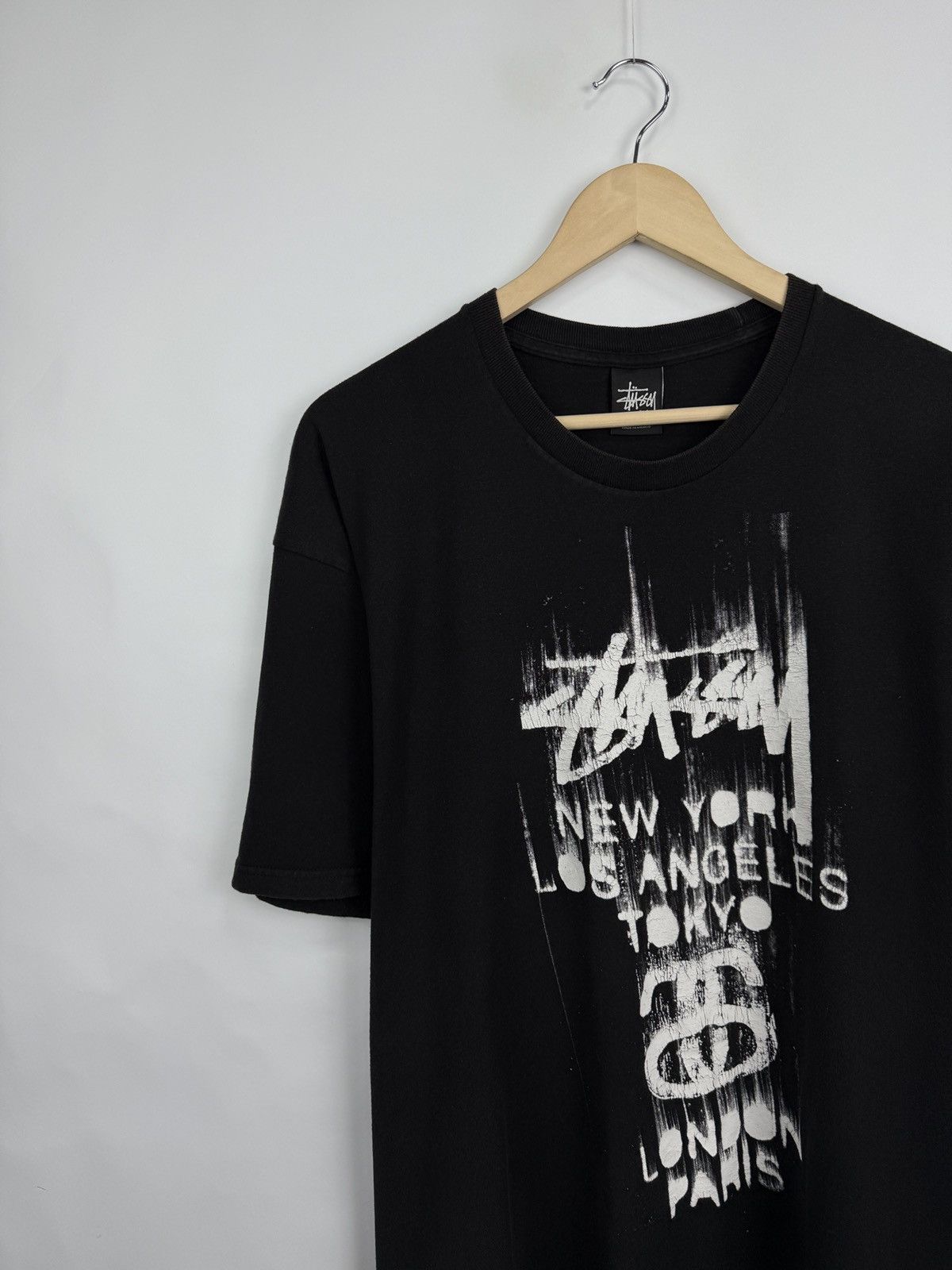 Stussy 🇺🇸 Y2K Stussy World Tour T-Shirt New York Los Angels Tokyo Size US XL / EU 56 / 4 - 3 Thumbnail