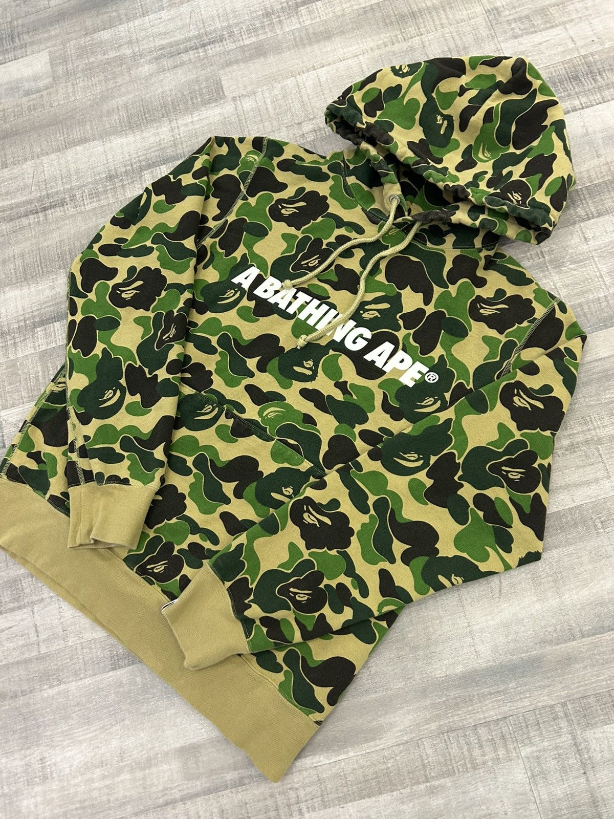 Bape A Bathing Ape ABC Camo By Bathing Ape Pullover Hoodie Size US XL / EU 56 / 4 - 3 Thumbnail